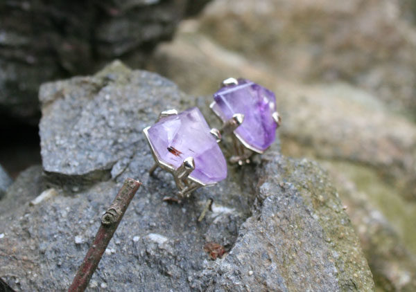 Amethystohrstecker