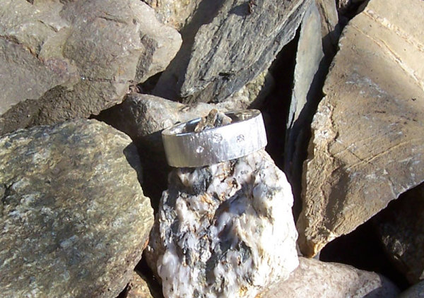 Silberring Felsen Kollektion