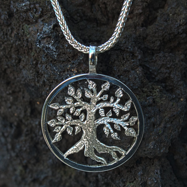 Lebensbaum Anhänger aus Silber